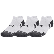 (12 UK-15 UK, White) Under Armour Unisex Adult Performance No-Show Socks (Pack of 3)