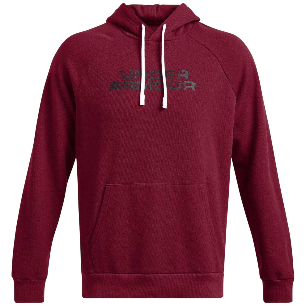 Under Armour (Xxl, Red) Mens Rival Raglan Drawstring Hoodie