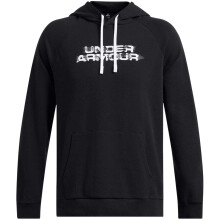 (XL, Black) Under Armour Mens Rival Raglan Drawstring Hoodie