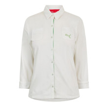 (12 UK, White) Puma Womens/Ladies 3/4 Sleeve Golf Shirt