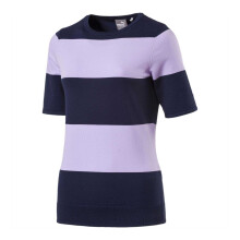(10 UK, Navy/Purple) Puma Womens/Ladies Short-Sleeved Golf Sweater Top