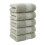 Ensemble de 5 serviettes de bain en coton épais, doux et absorbants. 2