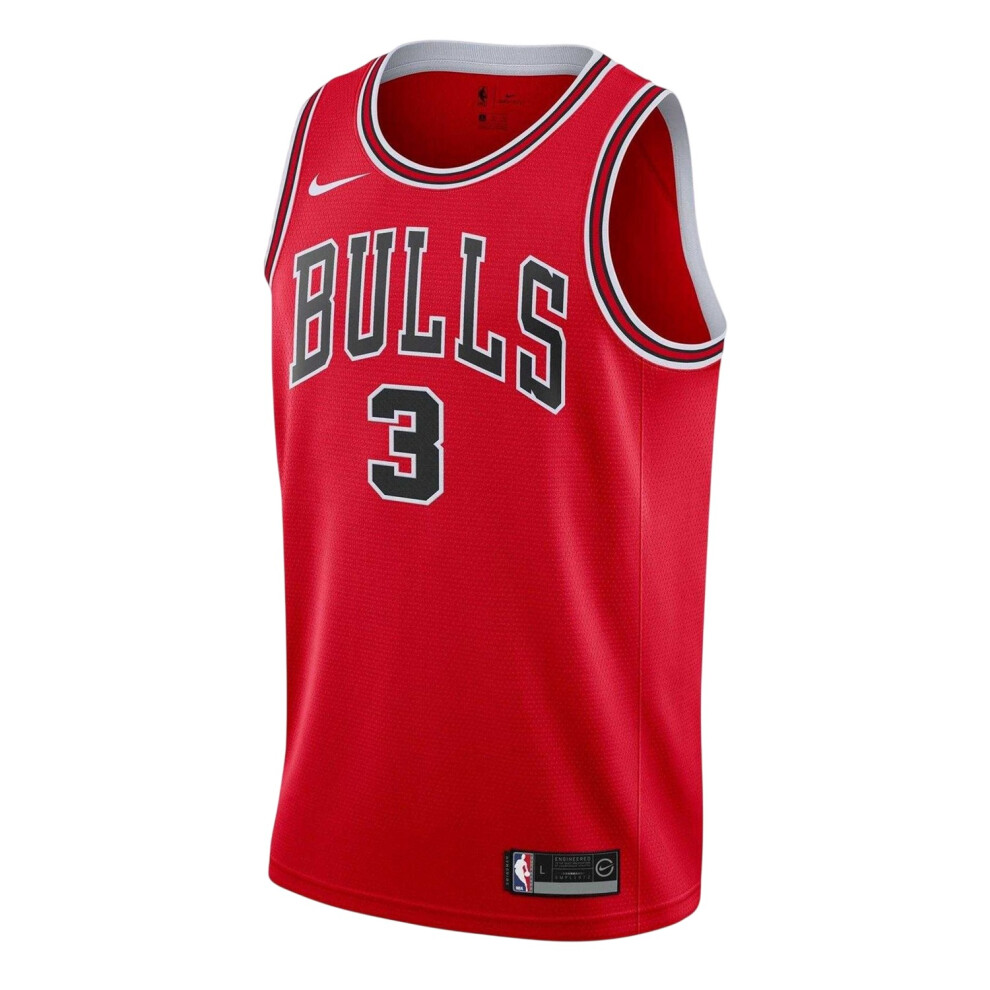 Nike (11-12 Years, University Red) Childrens/Kids Giddey Chicago Bulls Basketball Jersey