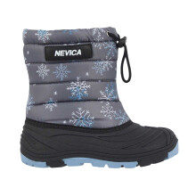 (12 UK Child, Blue) Nevica Childrens/Kids Explorer Snowflake Winter Boots