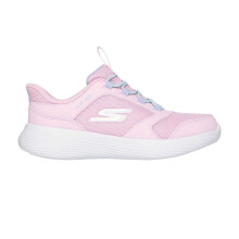 (11 UK Child, Light Pink) Skechers Childrens/Kids Go Run 400 V2 Tetra Speed Slip-In Trainers