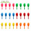 Mini Neon Maracas lapsille 4 tuumaa 24 kpl 8