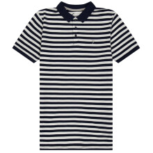 (14-15 Years, Black) Farah Childrens/Kids Striped Yarn Dyed Polo Shirt