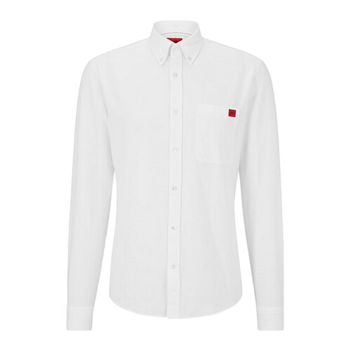 Hugo Boss (M, White) Hugo Boss Mens Shirt