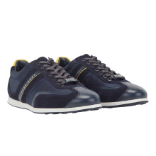 Hugo Boss Mens Stiven Leather Lace Up Trainers