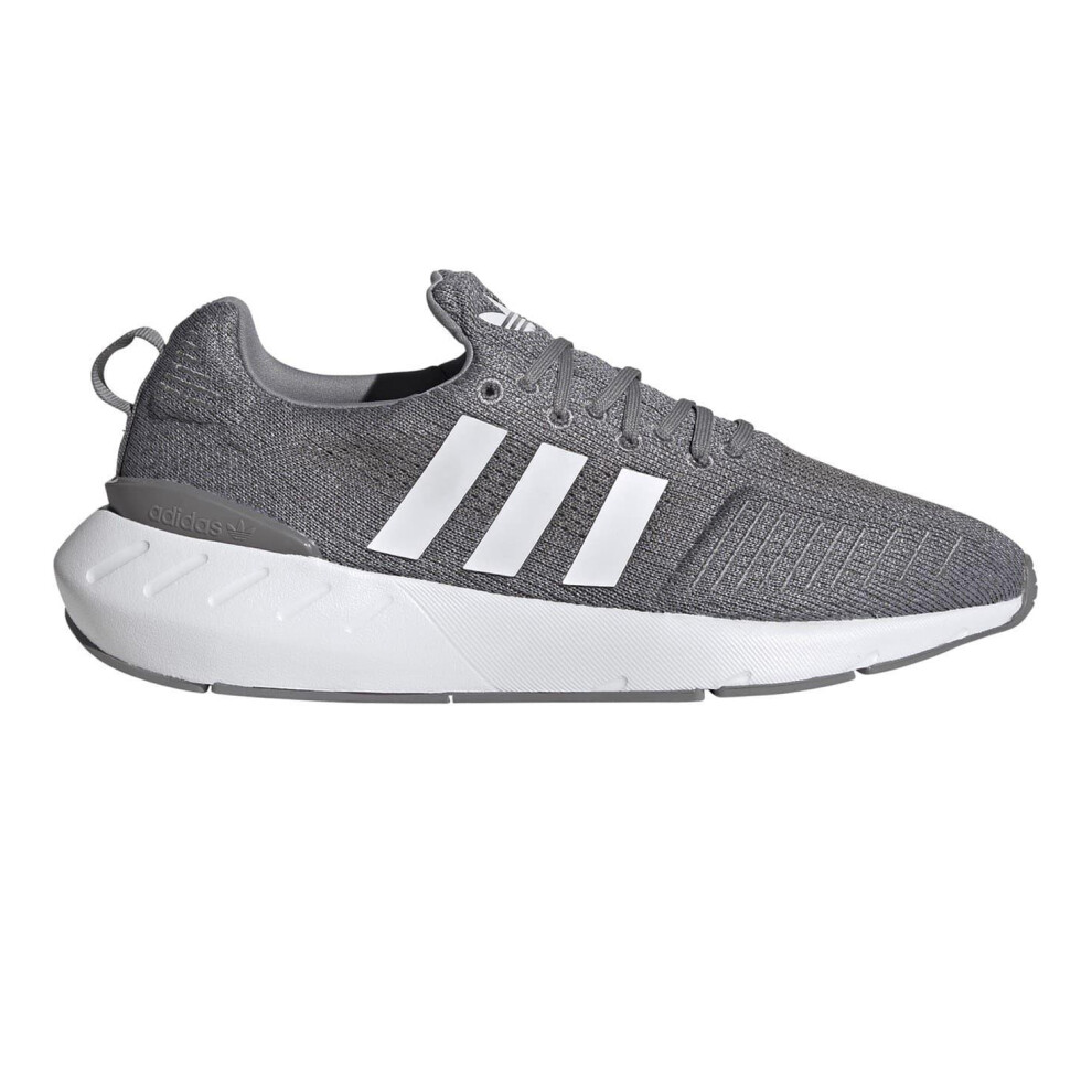 Adidas Mens Swift Run 22 3 Stripes Knitted Trainers