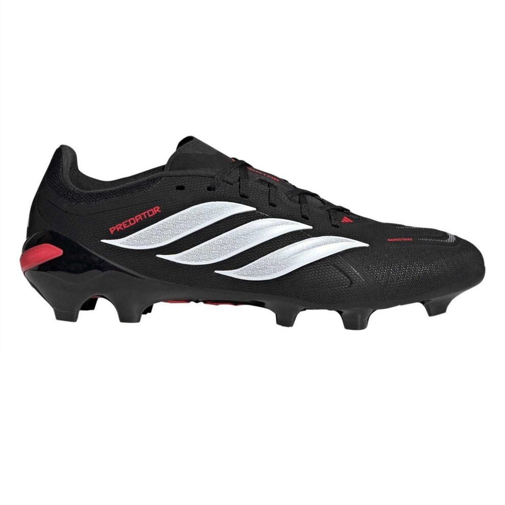 Adidas (8.5 Uk, Black/Red) Mens Predator League Firm Ground Football Boots