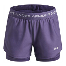 (11-12 Years, Purple/White) Under Armour Childrens/Kids Tech Play Up Shorts