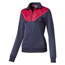(10 UK, Blue) Puma Womens/Ladies Heritage V-Shaped Tracksuit Top