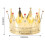 Goldene Metall-Strasskrone (1 Stück) 2