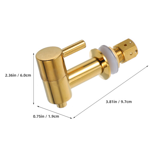 Copper Water Spigot for Beverage Dispenser, 1 Piece 1