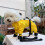 Botas de inverno impermeáveis para cães com calças de suspensórios ajustáveis 4