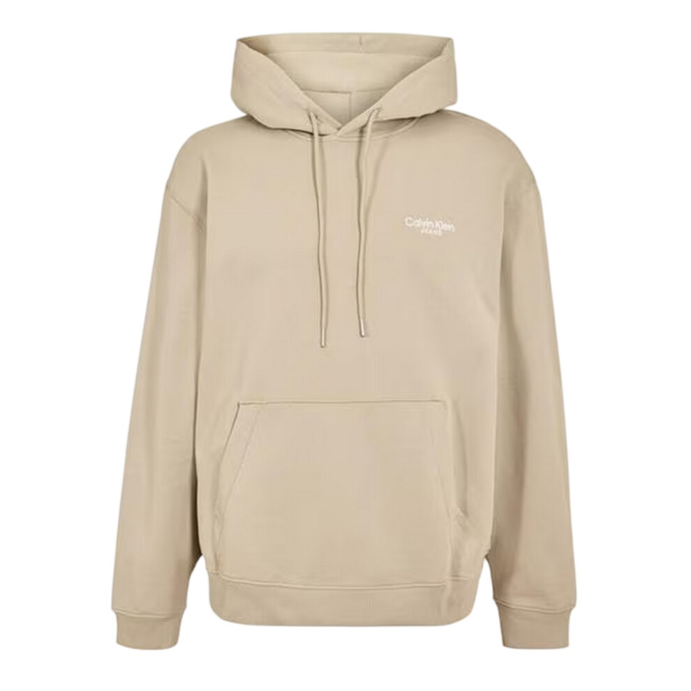 Calvin Klein (L, Marble) Unisex Adult Pullover Hoodie