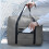 Faltbare Flugzeuggepäcktasche, schwarz, 43 x 17 x 34,5 cm 4