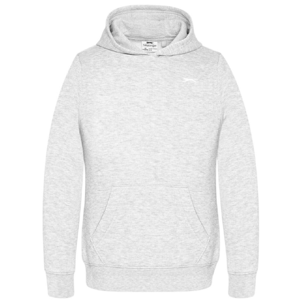 Slazenger (S, Grey Marl) Mens Fleece Hoodie