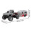 Mini Monster Truck RC 1/64 com luzes e velocidade ajustável. 2