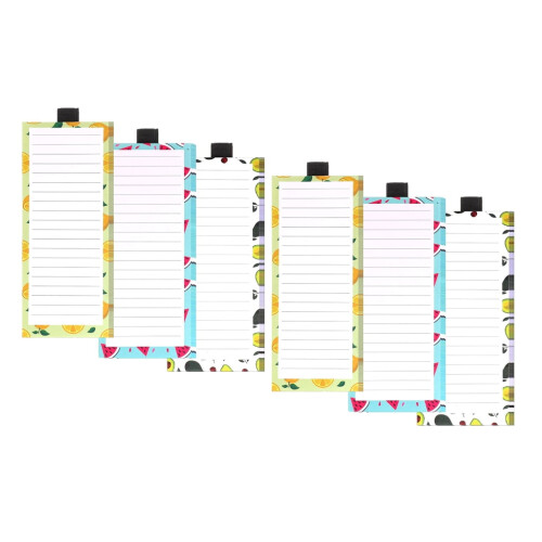Magnet Notepad for Fridge Grocery List, Wide Lined, 1 Pack 1