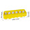 Matchende egg pedagogisk leke – fargeform sortering, 12 3