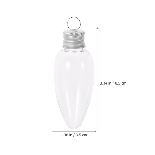 Weihnachtskugel-Ornamente, durchsichtig, befüllbar, 12 Stück 1