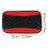 Center Console Cover PU Leather Waterproof Red 1 Piece 2