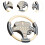 Round Steering Wheel Toy for Kids Blue 8