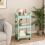 3-Tier Rolling Cart with Detachable Tray Top 7
