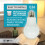 Zachtwitte A19-lampen 3000K E26-fitting, 10 stuks 3