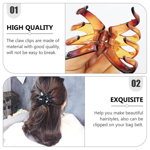 Plastic haarclips in octopusvorm voor dames, 9 stuks 1