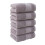 Ensemble de serviettes de bain en coton doux et absorbant, 5 pièces 2