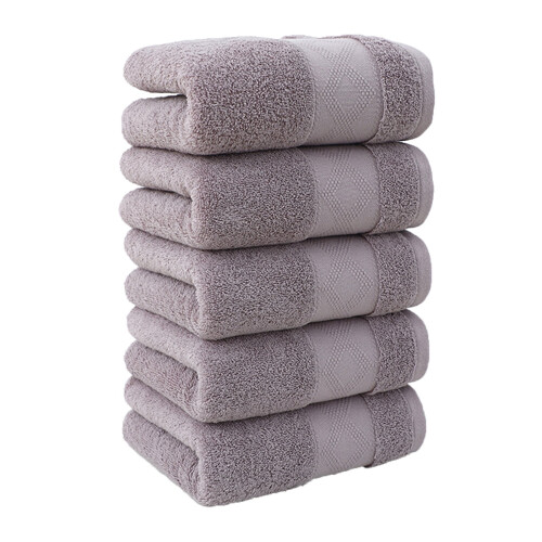 Ensemble de serviettes de bain en coton doux et absorbant, 5 pièces 1