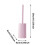 Ensemble brosse et support pour cuvette de toilette moderne et compact (1 ensemble) 2