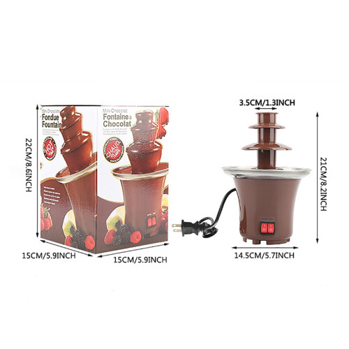 Chocolate Melting Machine Home Use 3-Layer 110V 2