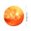 Bréagán Plush 3D Domhan Gréine Pláinéad Gealaí Oráiste 3