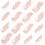 Uñas postizas acrílicas artificiales estilo francés 5