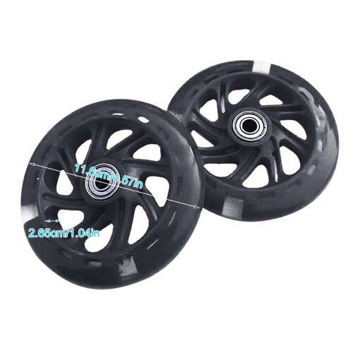 LED Light-Up Scooter Wheel Replacement for 3-Wheel Kids 2