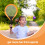 Badminton Rackets for Kids Orange Oval Head 2 pcs 3