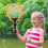 Badminton Rackets for Kids Orange Oval Head 2 pcs 4