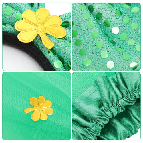 St. Patricks Day Tutu-nederdel til piger3-lags tyl 2