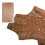 Glitterpanty voor dames, kaki, one size 2