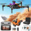 Drone com câmera 1080P, motor brushless e tela de 5,9 polegadas. 2