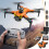 Drone com câmera 1080P, motor brushless e tela de 5,9 polegadas. 3