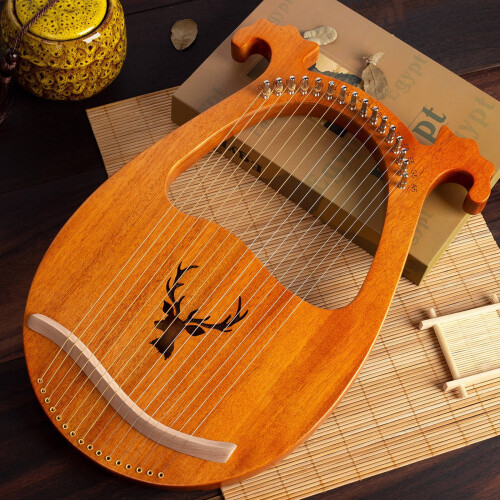 Lyre Harp Beginner-Friendly Portable Blue Sti Deer 2