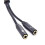 Headset mikrofon splitterkabel til PC 3,5 mm han til dobbelt 6