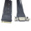 Cavo di prolunga M.2 a Oculink PCIe 4.0 placcato argento. 3