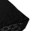Schwarzer, kurzer Damen-Strickschal, Einheitsgröße 5