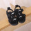 Boys LED Light-Up Beach Sandals Black Size 27 7